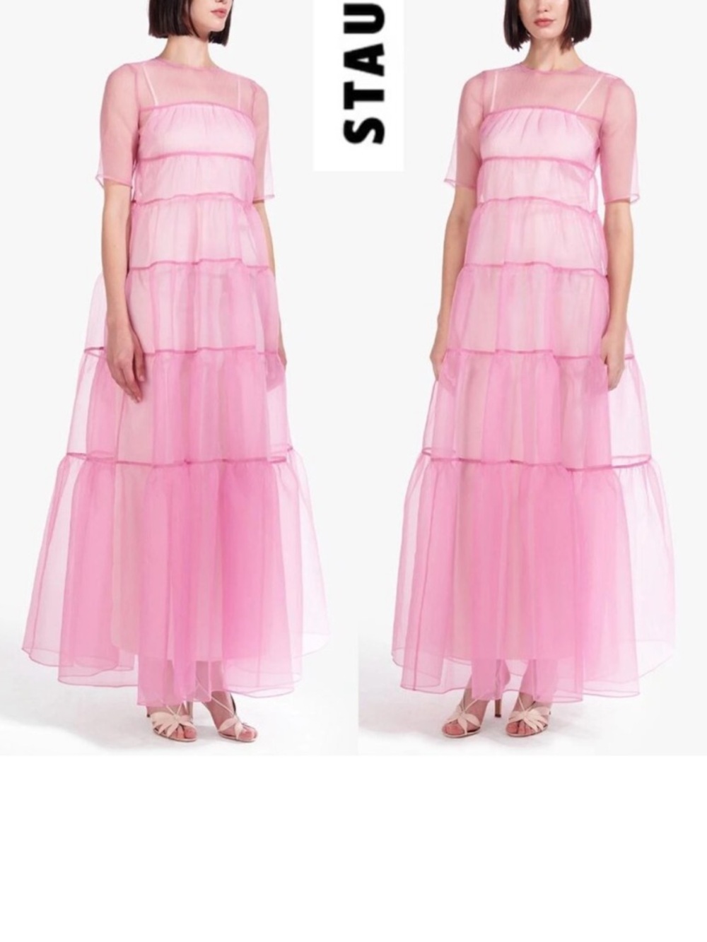 NWT Staud Hyacinth tiered dress - Picture 2 of 3